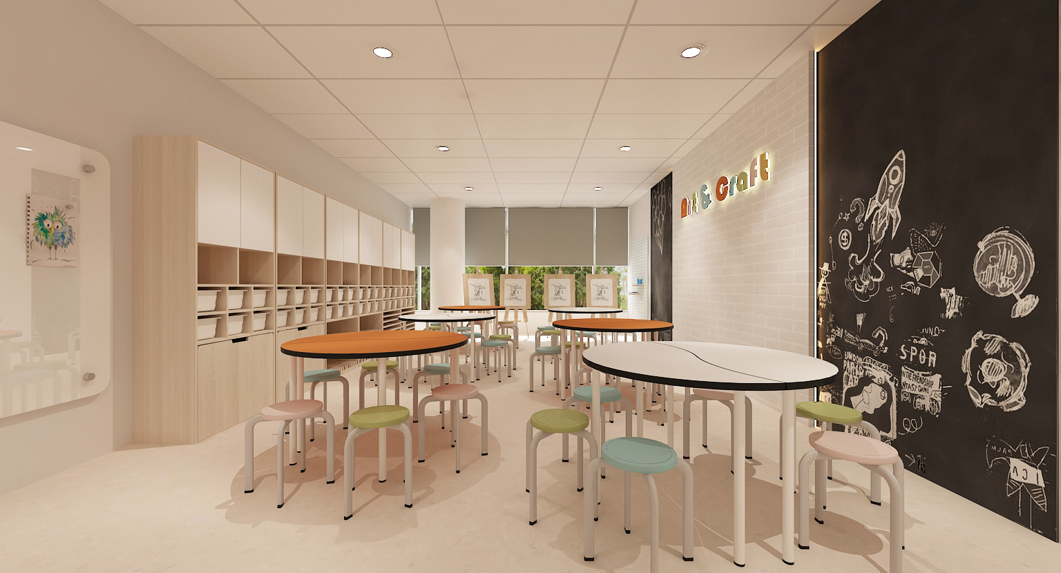 6th Floor  - art & craft room