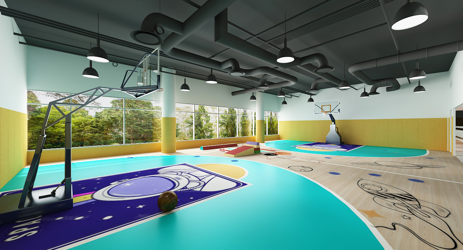 7th floor - Chidren sporthall